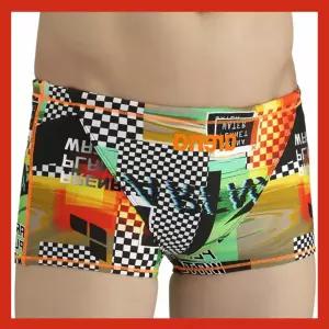 수영장 수영복 일본 수입 아레나 세련된 강습용 플레닛 체커보드 남자 숏사각 탄탄이BKYL 실내수영장