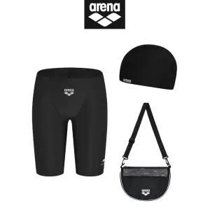 [정품] 아레나(ARENA) 남아동 수영복 모노풀 아동 4부 생존수영 키트 A6SB1KB01 블랙 65~90 사이즈 실내수영장 수영훈련강습 