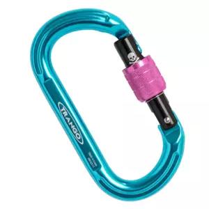 트랑고 오발 키 락 잠금 카라비너 New Blue TCOK-02 암벽 구조 산업 Oval K Lock