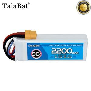 1PCS 11.1V TalaBat 리포 배터리 3S 2200mAh 50C XT30 및 플러그 포함 RC 헬리콥터 쿼드콥터 FPV 레이싱 드