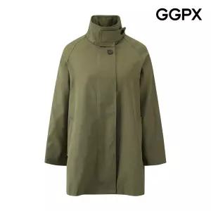 GGPX 백 케이프 버튼 하프 트렌치 자켓 GQ3JK015F 추천