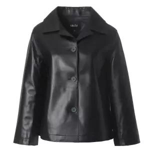 [롯데백화점]abfz 카라넥 9부 리얼 양가죽 라이더 재킷 APA5FFJ1G