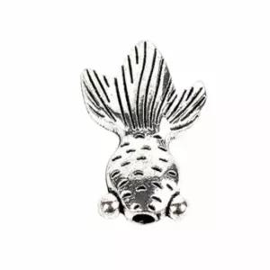 buyus 금붕어 실버 키링 펜던트 목걸이팬던트 액세서리부자재 키링재료 물고기키링 열쇠고리부자재 악세사리부자 굿딜 브이숍 illo001