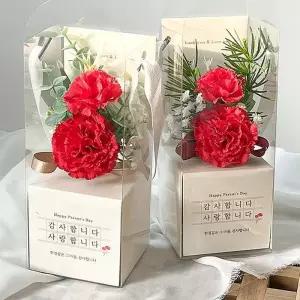 용 돈봉투 카네이션 브로치 2종택1 카네이션뱃지 어린이집 스승의날선물 어