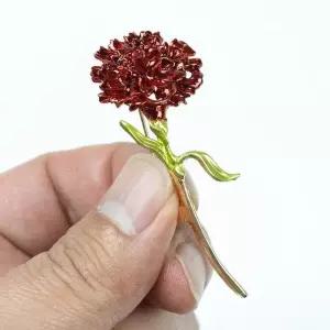 유광 어버이날 카네이션 브로치 어버이날 카네이션 코사지 카네이션부토니