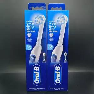 오랄비 배터리 전동칫솔 성인용 DB5 화이트 2개