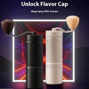 마보 팬톡스 프로 수동 커피 그라인더 45mm 버 3 베어링 중앙 샤프트 고정 120 클릭 핸드 크랭크 원두 도구