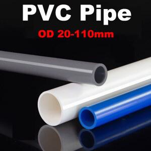 길이 500MM PVC 플라스틱 정원 수족관 튜브 110MM 20 DIY 급수 탱크 피팅 OD 관개 물고기 파이프