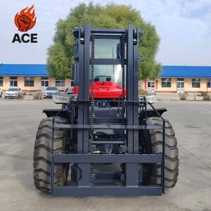 험지용 지게차 3.5톤 맞춤형 디젤 3톤 5톤 ERUO5 4x4 캐빈 장착