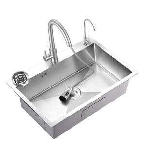 스텐 사각볼 싱크볼 세트 씽크볼 수전 대배수구 아티잔