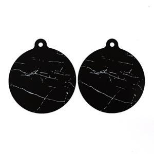 [2개구성] 실리콘 2개 세트 22cm 받침 깔개 덮개 인덕션 보호 매트 패드 커버 AWFHJ45A