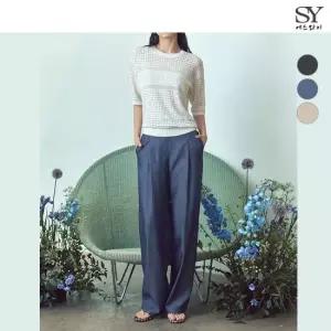 [홈쇼핑인기]에스와이 텐셀100 실키 팬츠 1종