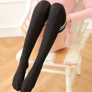 여학생 두줄 배색 필라테스 레깅스 무릎양말 여름 여성 레저용 답례품 필드용 30대 봄