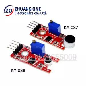 마이크 음성 사운드 센서 감지 모듈 Arduino AVR PIC 아날로그 디지털 출력 KY-038