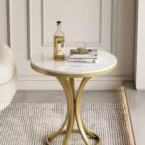 북유럽 라운드 대리석 탁자 40 블랙 mm 인테리어 거실 낮은 원형테이블 티테