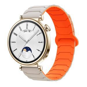 삼성 갤럭시 워치 7 6 5 4 클래식 액티브용 18mm 마그네틱 스트랩, 화웨이 46mm용 실리콘 밴드