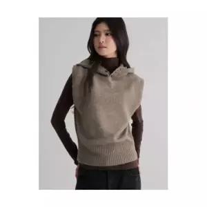 브랜드정품 에잇세컨즈 8SECONDS 후디드 베스트 브라운 357136