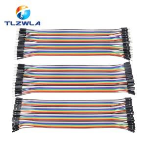 Dupont Line 10/20/30/40CM 40Pin 남성-남성 + 및 점퍼 와이어 Arduino DIY KIT 용 케이블