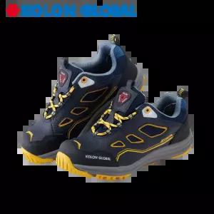 코오롱글로벌 KG-410 와이드토캡 경량 안전화 네이비