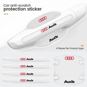 자동차 투명 도어 핸들 보호 외부 스타일링 그릇 스티커 아우디 A1 A2 A3 A4 A5 A6 A7 A8 Q1 Q2 Q3 Q4 Q5 Q