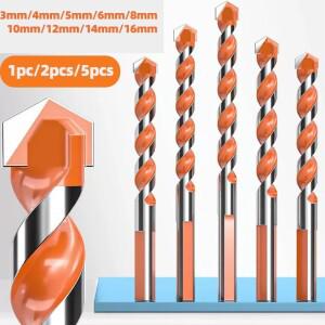 다기능 삼각형 드릴 비트 다이아몬드 세트, 세라믹 타일 콘크리트 벽돌 나무 유리 펀칭 구멍 톱 금속 3-16m