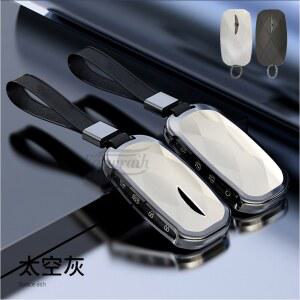 자동차 알루미늄 합금 TPU 키 케이스 커버 거치대, 현대 제네시스 G90 G70 G80 EQ900 GV60 6 7 8 버튼, 용품 부품