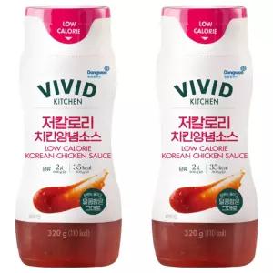 비비드키친 저칼로리 치킨양념소스 320g 2개 식사 점심시간 즉석요리 혼밥 한식 집밥