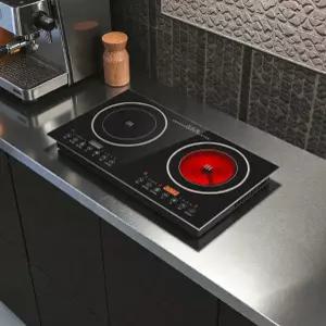 2구 인덕션 PC방 전기레인지 고화력 인덕션작업대 업소용