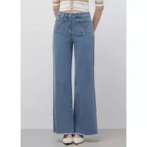 잇미샤 프린지 와이드 데님 팬츠 ITQ4YDP820 1025914