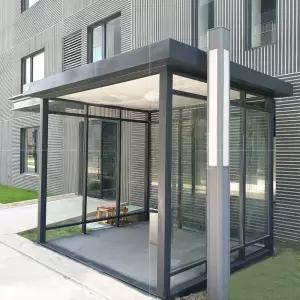 조립식 흡연부스 분리수거 재활용장 실내 대기실 스타일 휴게실