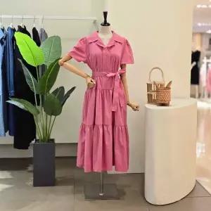 [대구백화점] [4CUS]캉캉 브이 카라넥 롱원피스(FM6C9OP5365)