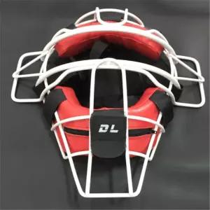 도리팝 포수마스크 야구 캐쳐마스크 얼굴 보호대 조절 가능 성인 청소년용 경식 안면보호대