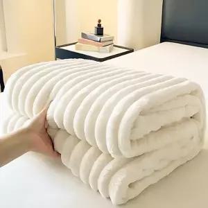 극세사 블랭킷 포근한 두꺼운 간절기 극세사 담요 사계절 겨울 침대 베이비 차량용 애견 이불 무릎