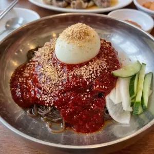 [개별포장 10인분] 칡 비빔냉면 10인분 (칡냉면10개+비빔장 500g)