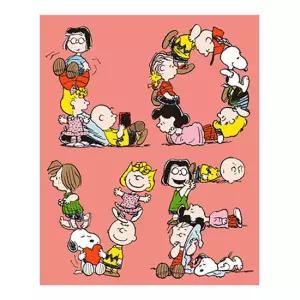 피너츠 DAILY시리즈 스누피 LOVE YOU 보석십자수 캔버스 40x50cm