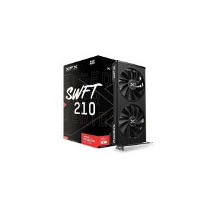 XFX Speedster SWFT210 라데온 RX 그래픽 AMD 8GB GDDR6 RX-76PSWFTFA 카드, HDMI 포함 3 RDNA 7600 3xDP,