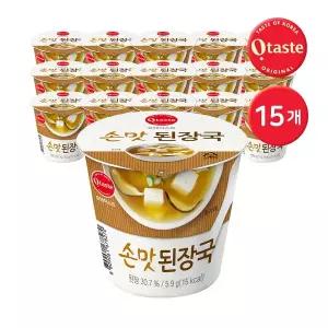 농심태경 즉석 컵국 된장국 5.9g 15개