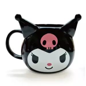 스케이터 머그컵 쿠로미 도기 입체 예쁜 390ml물 가정용 찻잔 산리오 캐릭터 음료 주스 집들이선 머그 물잔