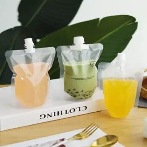 투명 음료 봉지 일회용 파우치 쉐이크 테이크아웃 비닐팩