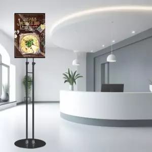 국산 단면 투입식 가로세로 A3 메뉴판 포스터스탠드 예식장 건물안내 광고거치대