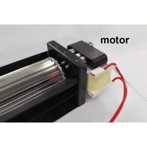 220v 블로워 브러시리스 모터 40 크로스플로우 팬 블레이드 드럼 에어 커튼 유닛 속도 조절 가능 열 방출