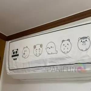 [JED] 에어컨덮개 벽걸이에어컨카바 벽걸이에어컨커버 벽걸이에어컨덮개 에어콘덮개 에어컨카바 대형B
