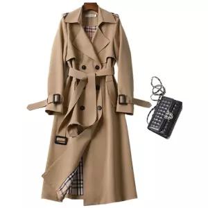 할인 WAMP 여성 빈티지 루즈핏 간절기 봄 가을 롱 트렌치코트 자켓 아우터 베이직 캐주얼 하객룩 빅사이즈빠른 배송