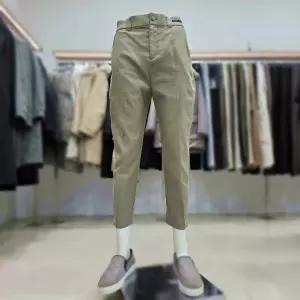 [레노마 옴므]24SS 밴드 베기핏 면마 혼방 팬츠 RPBMBP58A 올리브S91_KJ