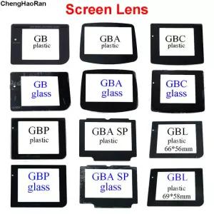 게임기교체부품 12 GB GBA SP GBC GBL GBP 렌즈 보호대 Adhensive 교체 수리 부품 게임 보이 유리 스크린