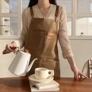 공예 카페 목공 바리스타 작업용 옥스포드 앞치마