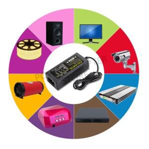 호환 AC 110-240V DC 5V 9V 12V 18V 24V 36V 48V 3A 4A 5A 전원 어댑터 공급 충전기 Eu Us LED 조명 스트립