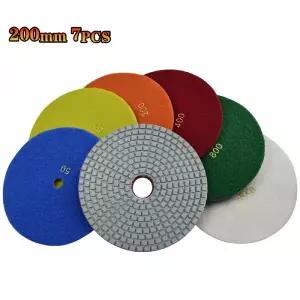 전동드릴광택패드 유막제거 200mm 8 