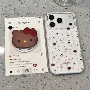 귀여운 빈티지 태닝 키티 아이폰 17 프로 맥스 케이스