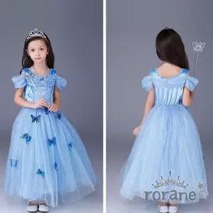 신데렐라드레스 여아 나비 신디 공주드레스 반팔 아동드레스 서치